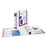 Avery Economy View Binders with Round Rings - White Heavy-Duty Nonstick 3" Capacity View Binder with Slant Rings - 05604