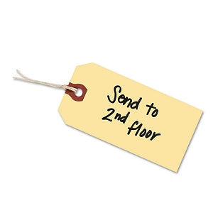 Avery General Purpose Shipping Tag - Twine Strung Shipping Tags, 13 pt. Stock, 4-3/4" x 2-3/8", Manila, 1, 000/Box - 12505