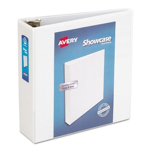 Avery Showcase View Binders - White 3" Showcase View Binder - 19751