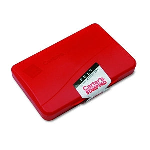Avery-Dennison Carter's Felt Stamp Ink Pads - Felt Stamp Pad, 4-1/4" x 2-3/4", Red - 21071
