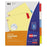 Avery-Dennison Big Tab Insertable Index Dividers - Insertable Big Tab Dividers, 5-Tab, Buff Paper, Multicolor Tab, Letter - 23280