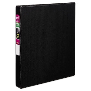 Avery Flexi-View Slant-Ring Binder - 1" Flexi-View Slant Ring Binder, 8-1/2" x 11", Black - 27250