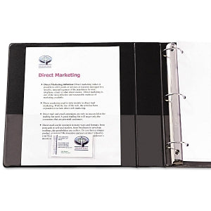 Avery D-Ring Framed View Binder - Black 1-1/2" Capacity Framed View Heavy-Duty Binder - 68058