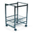 Advantus Mobile File Cart w/Stationary Shelf - Mobile File Cart with Sliding Baskets, 12-7/8"W x 15"D x 21-1/8"H, Black - 34075