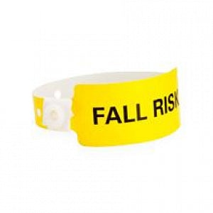 Fall Risk Riskband Identiplus Poly Fall Risk Alert Wristbands - Poly Narrow Alert Wristba ...