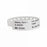 Identiplus Poly Write-On Wristbands - Poly Write-On Wristband, Adult, White - CLS-PXO-09