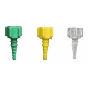 Ohio Medical Plastic Tubing Nipple - Swivel Plastic Tubing Nipple for Flowmeter, Clear, 100/Pack - FM-SWIVEL-C100