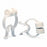 A-M Systems Inc PFT Nose Clips - Disposable Foam Nose Clips, White - 166530