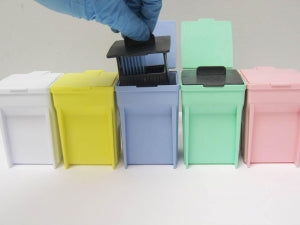 Azer Scientific Slide Staining Jar - JAR, SLIDE STAINING, PINK, 6/CS - ES4400P