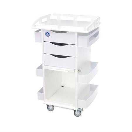 Add-On Deluxe Work Surface for Deluxe Storage Cart Add-On Deluxe Work Surface with Guard Rails for ML7413 - 23"W x 17.75"D x 3"H