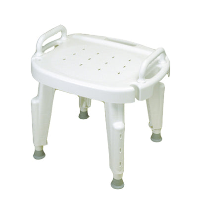 Adjustable Shower Seat with Arms, No Back