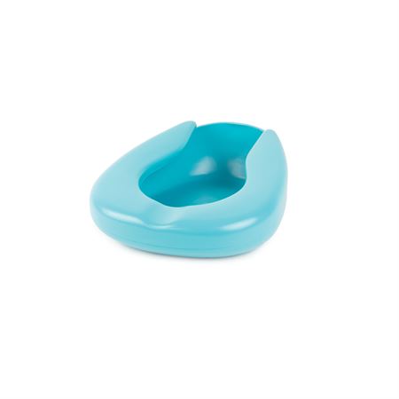 Adult Conventional Bedpans Adult Conventional Bedpan with Cover - Sterilize - 2.25qt - Blue
