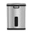 AirStep Technology Step Can 13gal Step Can with AirStep Technology - Stainless Steel with Black Trim - 16.5"W x 10.5"D x 21.5"H