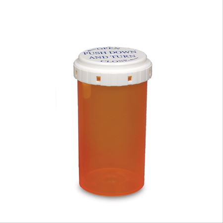 Amber Vial without Cap 20 Dram — Grayline Medical
