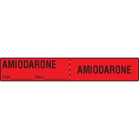 IV Tubing Medication Label Amiodarone