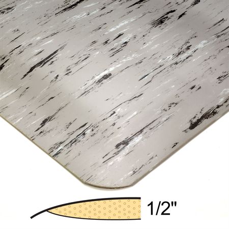 Antimicrobial Mat 3'W x 5'L - 1/2" Thick