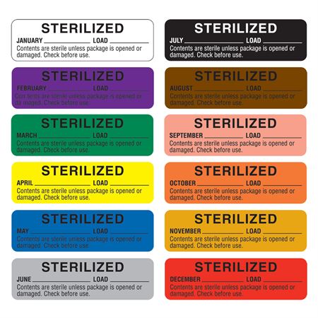 Autoclavable Tamper-Evident Central Service Labels Autoclavable Steril ...