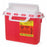BD Recycleen Counterbalanced Door Sharps Collectors - Recykleen Sharps Container with Counterbalanced Door, Red, 3 gal. - 305054