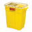 BD Chemotherapy Sharps Collectors - Yellow Chemotherapy Sharps Collector with Liquid Absorbing Pad and One-Piece Tethered Cap, 5 gal. - 305114
