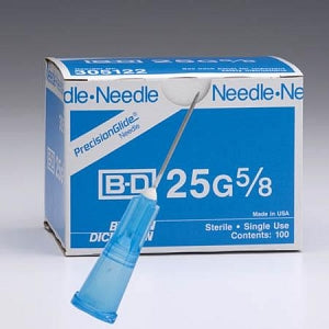 BD Conventional Needles - Specialty Hypodermic Needle with Regular Bevel, Sterile, 21 G x 2" - 305129