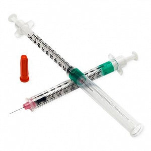 BD 5 mL Syringe with SafetyGlide Needle - 5 mL Hypodermic Syringe with SafetyGlide Needle, 22G x 1.5" - 305907
