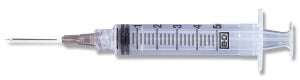 BD Luer-Lok Syringes with PrecisionGlide Needle - Luer Lock Syringe with Needle, 5 mL , 20G x 1-1/2" - 309635