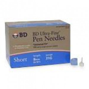BD Pen Needles - Insulin Pen Needle, Ultra Fine, 31 G x 8 mm, Short - 320109
