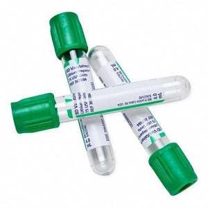 BD BD Vacutainer Sodium Heparin Tubes - Vacutainer 4 mL 13 mm x 75 mm Sodium Heparin Glass Blood Collection Tube - 367871