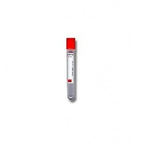 BD BD. id Bar Coded Plus Plastic Serum Tube - Vacutainer Plus Venous Blood / Serum Collection Tube, Plastic, Silicone-Coated, with Hemogard Closure, 6 mL, 13 x 100 mm, Red - 368044