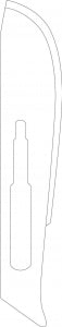 Aspen Surgical Non-Sterile Carbon Surgical Blades - Surgical Carbon Blade, #21, Nonsterile - 371321
