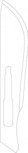 Aspen Surgical Non-Sterile Carbon Surgical Blades - Surgical Carbon Blade, #22, Nonsterile - 371322