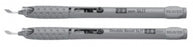 Beaver Visitec Single Bevel Xstar Safety Slit Knives - Xstar Slit Knife, Phacoemulsification, Angled, Matte, 2.8 mm - 378228