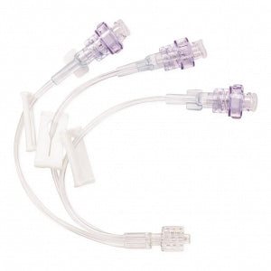 BD Extension Sets with BD Q-Syte - Macro Bore Tri-Extension Set with Spin Nut, 15 cm - 385162