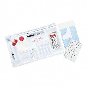 BD Lumbar Puncture Trays - Adult Lumbar Puncture Tray, 20G x 3 1/2" Needle, Clear - 4301CDF