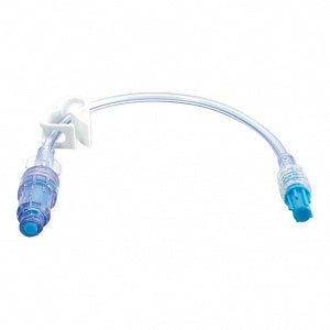 BD MaxPlus Intravenous Administration Extension Set - Mini Bore IV Extension Set with MaxPlus Clear Needle-Free Connector, Removable Slide Clamp, Male Spin Lock, 64", 2.2 mL Priming Volume, Non-DEHP - MP9257-C