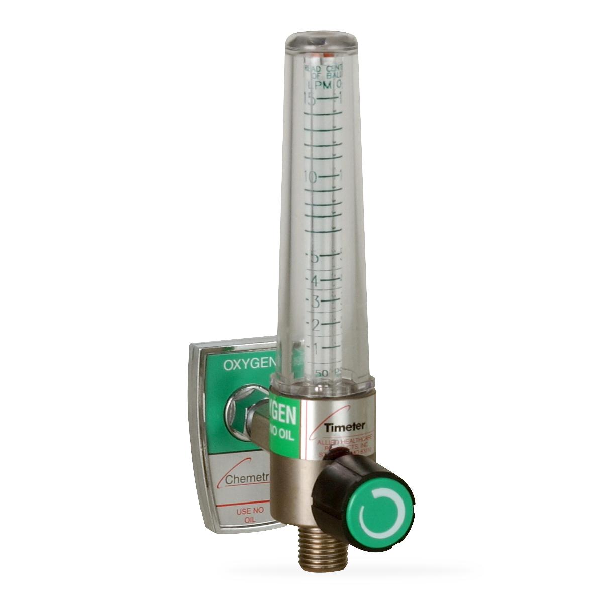 Timeter O2 Flow Meter Allied Healthcare Timeter SureGrip Oxygen Flowmeters - FLOWMETER, DUAL ...