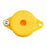 Brady Worldwide Gate Valve Lockouts - Gate Valve Lockout, Yellow, Mini - 65590
