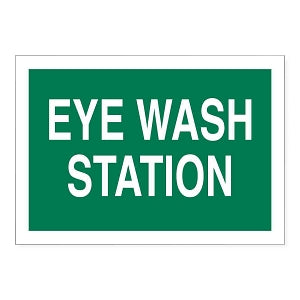 Brady Worldwide Eye Wash Station Sign - Eye Wash Station Sign - 85354