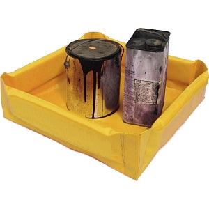 Brady Worldwide Foam Wall Spill Berms - Foam Wall Spill Berm, Yellow, 4" x 72" x 48" - FW487204-Y