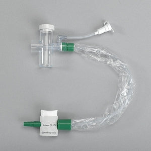 Halyard Health Adult Trach Care 24-Hr T-Piece - Adult Trach Care Closed Suction System Kit for Tracheostomy, T-Piece with MDI Port, 14 Fr x 30.5 cm - 2201358