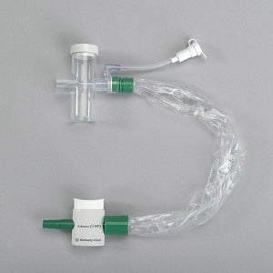 Avanos Adult Trach Care 24-Hour T-Piece Wet Pak - Adult Trach Care Closed Suction System Kit for Endotracheal Tube, WET PAK Clear T-Piece, 14 Fr x 54 cm - 22056