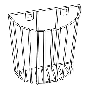 W A Baum Baum Inflation System Wall Basket - Baum Inflation System Wall Storage Basket for Aneroid Manometer, 6-1/2" W x 7" H x 3-3/4" D - 2420
