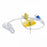 CR Bard Huber Plus Safety Infusion Sets - Infusion Set, Y-Injection Site, Needleless Cap, 20 G x 1" - 012001NY