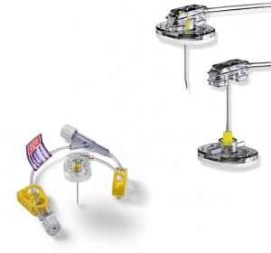 CR Bard PowerLoc Max Safety Infusion Sets - PowerLoc Max Infusion Set with Y-Injection Port, 20G x .75" - 0132075