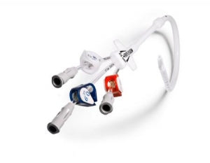 CR Bard PowerPICC Catheter w/Stainless Guidewires - Hickman Trifusion Intermediate Catheter, 27 cm - 0609270