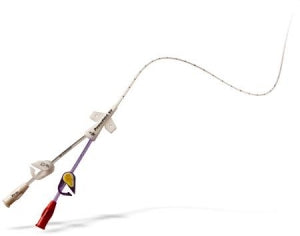 CR Bard PowerPICC SV Single Lumen Catheter - PowerPICC SV Single-Lumen Max Barrier 3 Fr Catheter Nursing Tray with Sherlock TLS Stylets - 9173108D