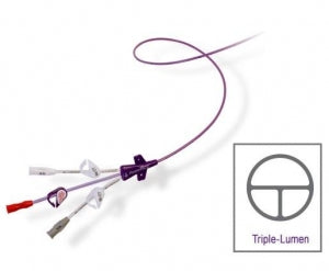 CR Bard PowerPicc Universal Catheter - Basic Pick Tray with Microintroducer, Triple Lumen, - 9386105