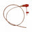 NeoMed Radiopaque Feeding Tubes - Radiopaque Silicone Oral / Enteral Feeding Tube, Orange, 6.5 Fr x 40 cm - FTS6.5S-EO