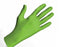Best Manufacturing Company N-DEX Free Ultimate Gloves - 11" Ultra N-DEX Powder-Free Exam Gloves, 5 Mil, Lime Green, Size XL - 9500PFXL