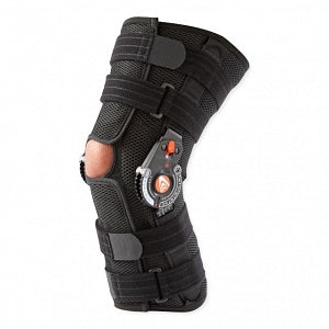 Breg Recover Knee Braces - Recover Knee Neoprene Brace with Open Back, Long, Size Large - 00364
